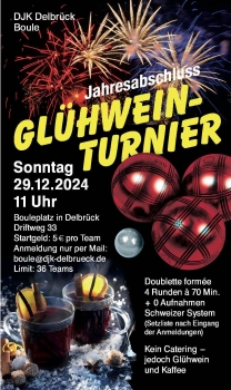 Plakat Glhweinturnier